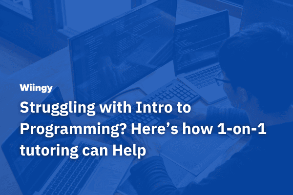 Struggling with Intro to Programming Here’s how 1-on-1 tutoring can Help